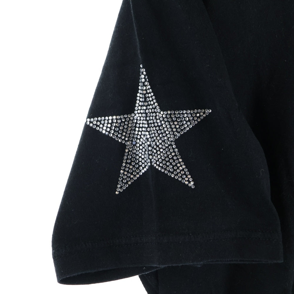 F.C.R.B./F.C.Real Bristol/FCRB(エフシーアールビー/エフシーレアルブリストル) ロゴラメ加工Tシャツ 半袖クルーネックカットソー ブラック FCRB-145011