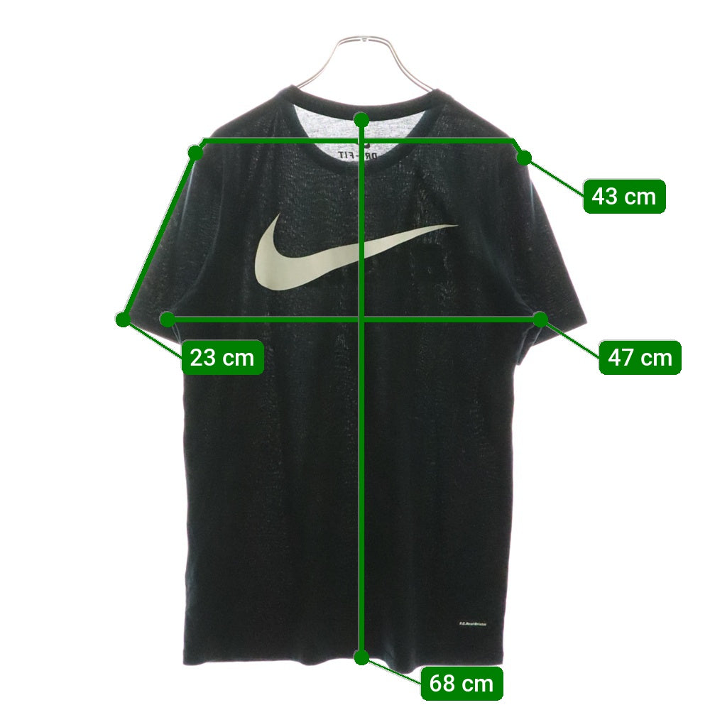 F.C.R.B./F.C.Real Bristol/FCRB(エフシーアールビー/エフシーレアルブリストル) 16SS ×NIKE DRI-FIT AUTENTIC SWOOTH TEE ナイキ ドライフィット フロントロゴプリント半袖Tシャツ 823131-010