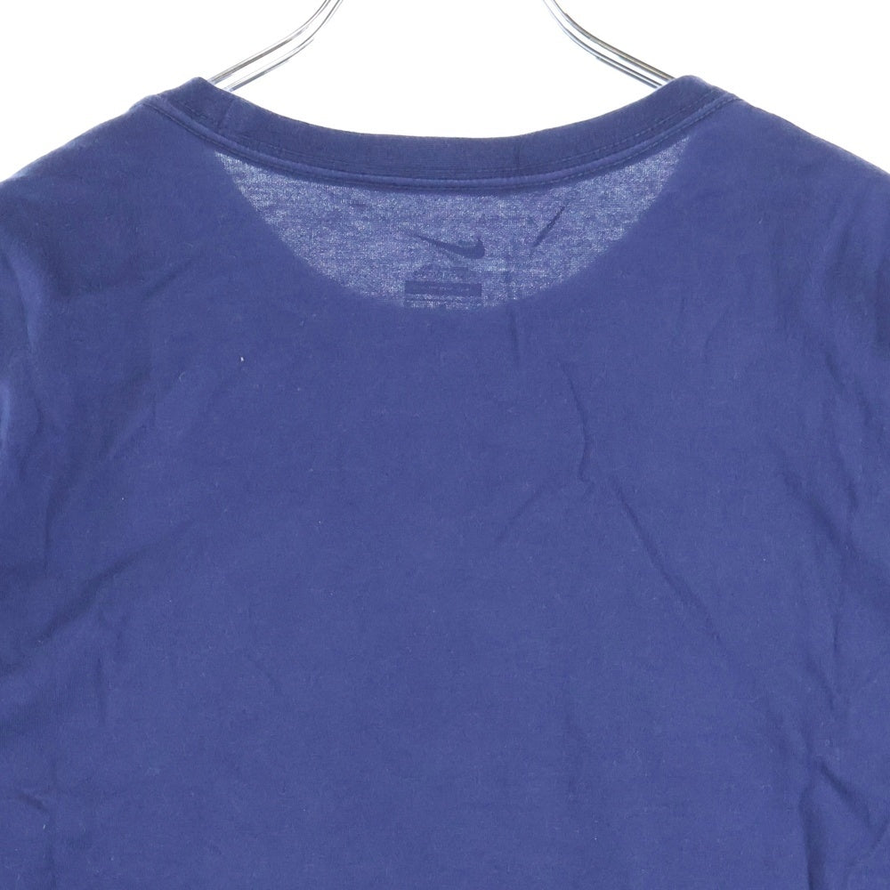 F.C.R.B./F.C.Real Bristol/FCRB(エフシーアールビー/エフシーレアルブリストル) ×NIKE ナイキ フロントロゴプリントTシャツ 半袖クルーネックカットソー ネイビー 640479-440