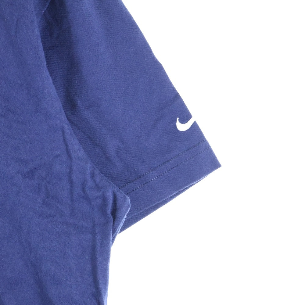 F.C.R.B./F.C.Real Bristol/FCRB(エフシーアールビー/エフシーレアルブリストル) ×NIKE ナイキ フロントロゴプリントTシャツ 半袖クルーネックカットソー ネイビー 640479-440