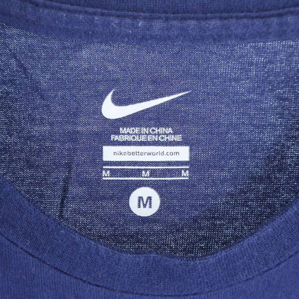 F.C.R.B./F.C.Real Bristol/FCRB(エフシーアールビー/エフシーレアルブリストル) ×NIKE ナイキ フロントロゴプリントTシャツ 半袖クルーネックカットソー ネイビー 640479-440