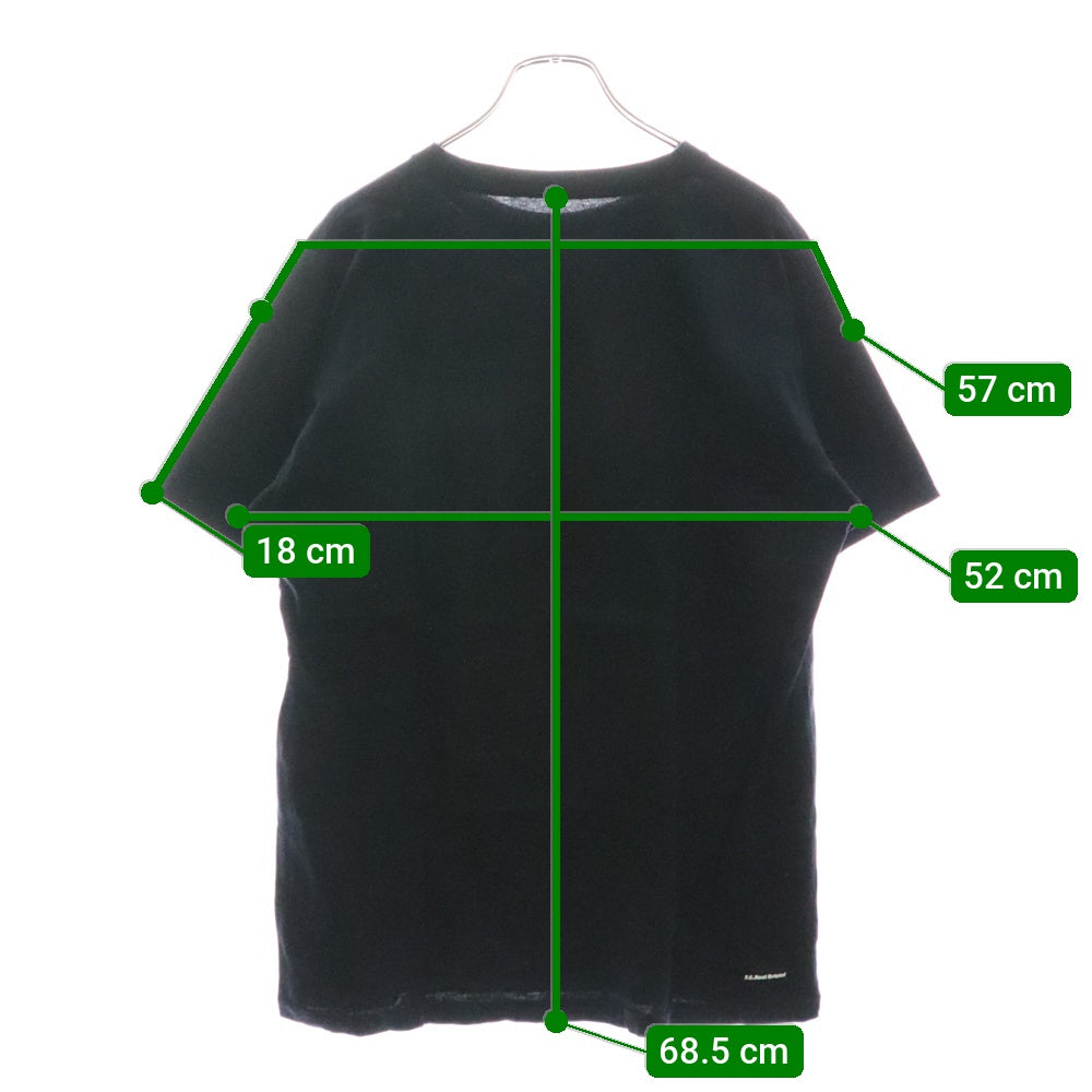 F.C.R.B./F.C.Real Bristol/FCRB(エフシーアールビー/エフシーレアルブリストル) 16SS EMBLEM TEE フロントエンブレムプリントTシャツ 半袖クルーネックカットソー ブラック FCRB-160025