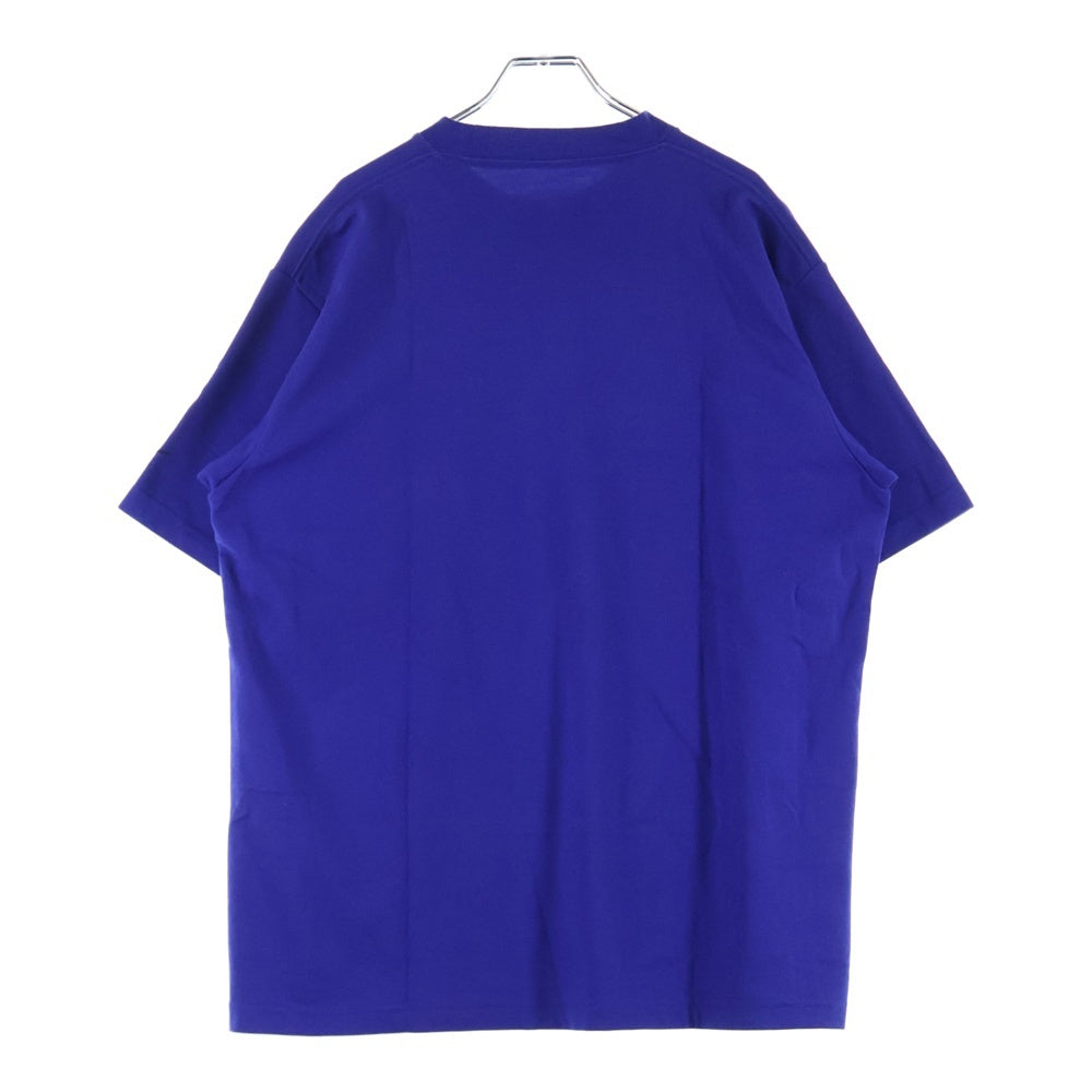 F.C.R.B./F.C.Real Bristol/FCRB(エフシーアールビー/エフシーレアルブリストル) ×NIKE ナイキ フロントナンバリングロゴTシャツ 半袖クルーネックカットソー ブルー