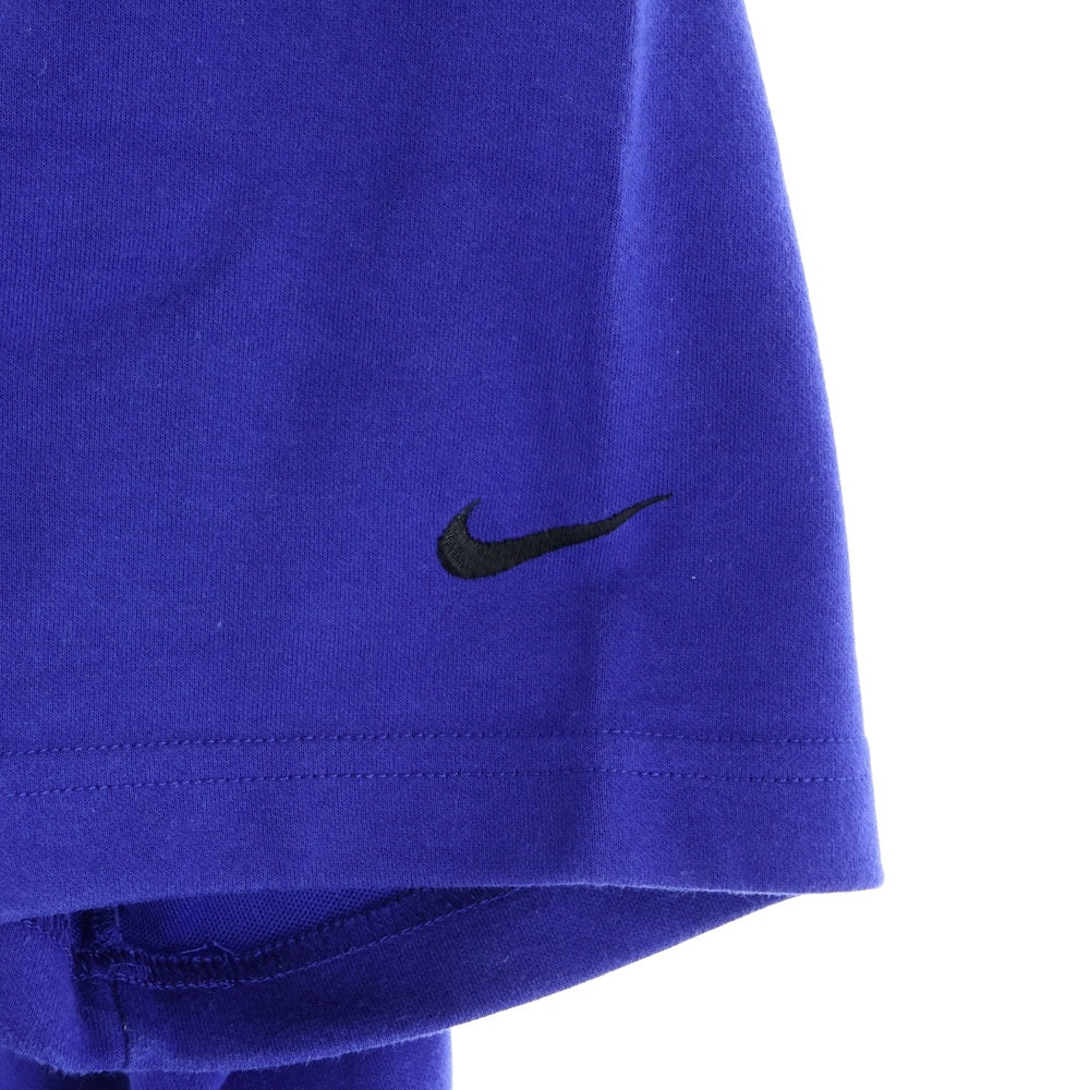 F.C.R.B./F.C.Real Bristol/FCRB(エフシーアールビー/エフシーレアルブリストル) ×NIKE ナイキ フロントナンバリングロゴTシャツ 半袖クルーネックカットソー ブルー