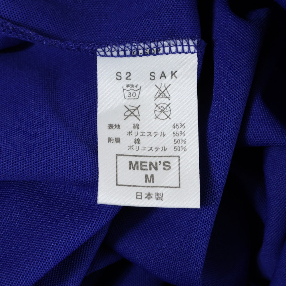 F.C.R.B./F.C.Real Bristol/FCRB(エフシーアールビー/エフシーレアルブリストル) ×NIKE ナイキ フロントナンバリングロゴTシャツ 半袖クルーネックカットソー ブルー