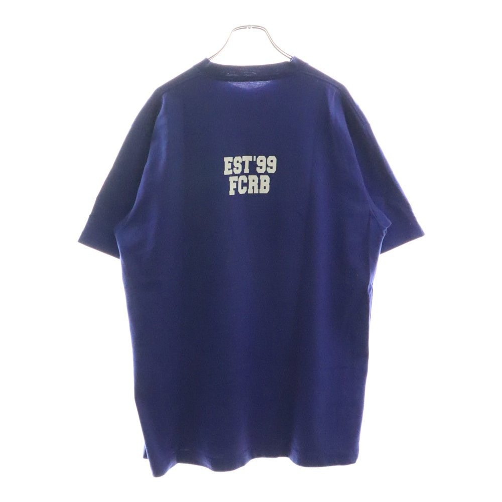 F.C.R.B./F.C.Real Bristol/FCRB(エフシーアールビー/エフシーレアルブリストル) ×NIKE ナイキ 胸スターロゴTシャツ 半袖クルーネックカットソー ブルー