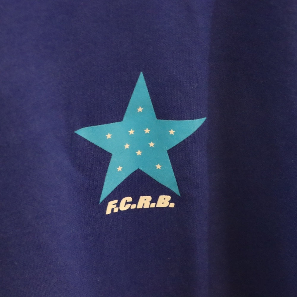F.C.R.B./F.C.Real Bristol/FCRB(エフシーアールビー/エフシーレアルブリストル) ×NIKE ナイキ 胸スターロゴTシャツ 半袖クルーネックカットソー ブルー
