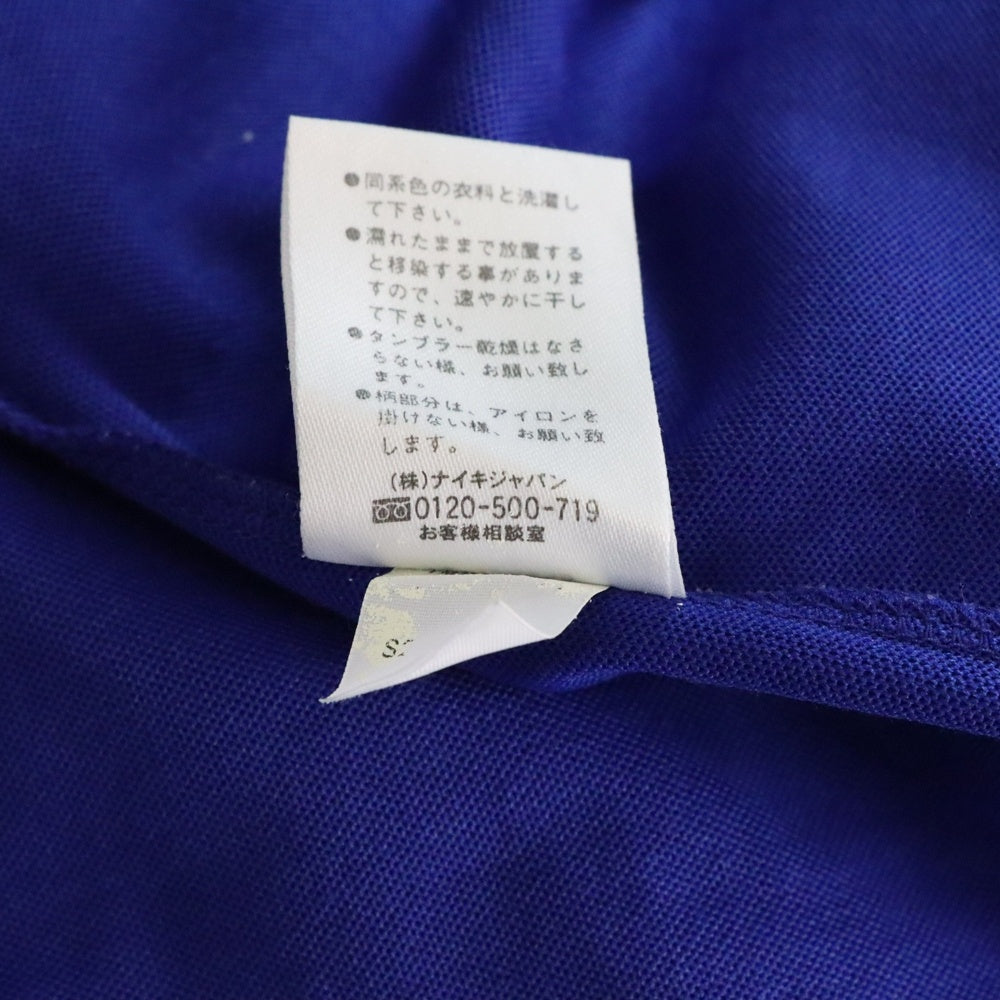 F.C.R.B./F.C.Real Bristol/FCRB(エフシーアールビー/エフシーレアルブリストル) ×NIKE ナイキ 胸スターロゴTシャツ 半袖クルーネックカットソー ブルー