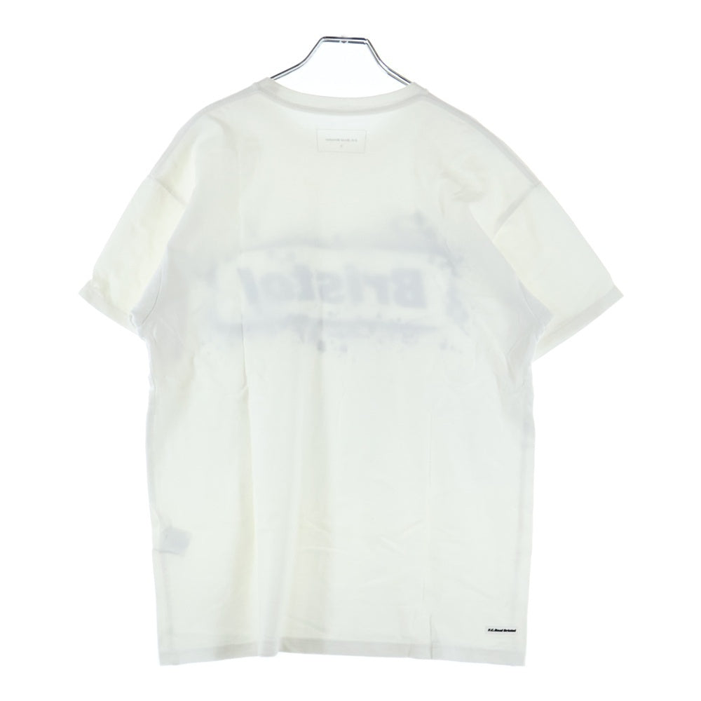 F.C.R.B./F.C.Real Bristol/FCRB(エフシーアールビー/エフシーレアルブリストル) STENCIL EMBLEM TEE ステンシルエンブレム ボックスロゴプリント半袖Tシャツ FCRB-167033