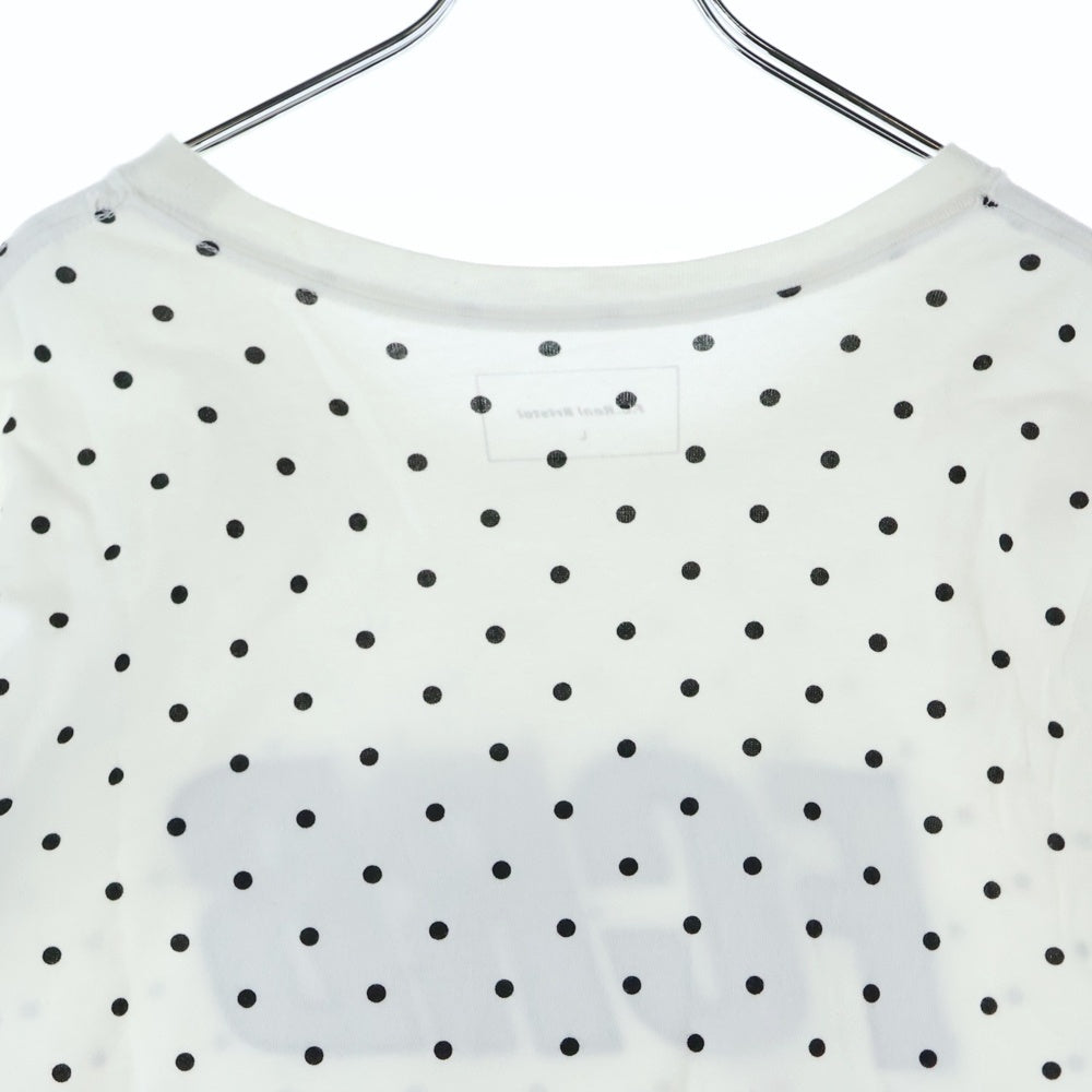 F.C.R.B./F.C.Real Bristol/FCRB(エフシーアールビー/エフシーレアルブリストル) 15AW DOT TEE ナイキ ドット柄 ロゴワッペン刺繍Tシャツ 半袖クルーネックカットソー ホワイト FCRB-156026