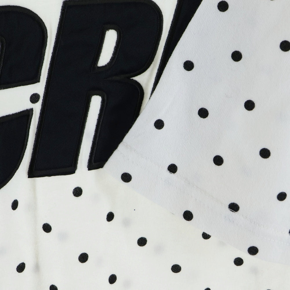 F.C.R.B./F.C.Real Bristol/FCRB(エフシーアールビー/エフシーレアルブリストル) 15AW DOT TEE ナイキ ドット柄 ロゴワッペン刺繍Tシャツ 半袖クルーネックカットソー ホワイト FCRB-156026