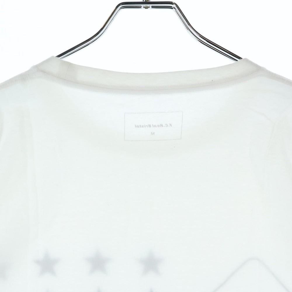 F.C.R.B./F.C.Real Bristol/FCRB(エフシーアールビー/エフシーレアルブリストル) 17SS STAR TEE スタープリントTシャツ 半袖クルーネックカットソー ホワイト FCRB-170053