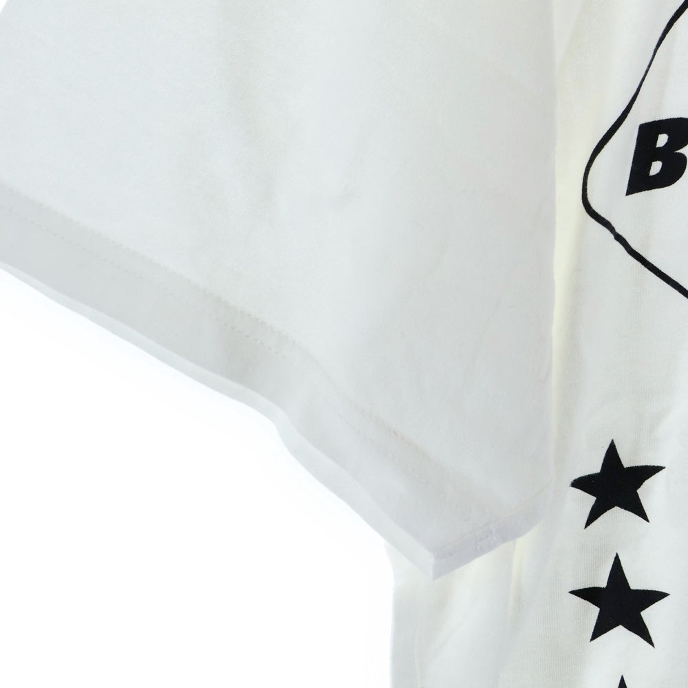 F.C.R.B./F.C.Real Bristol/FCRB(エフシーアールビー/エフシーレアルブリストル) 17SS STAR TEE スタープリントTシャツ 半袖クルーネックカットソー ホワイト FCRB-170053