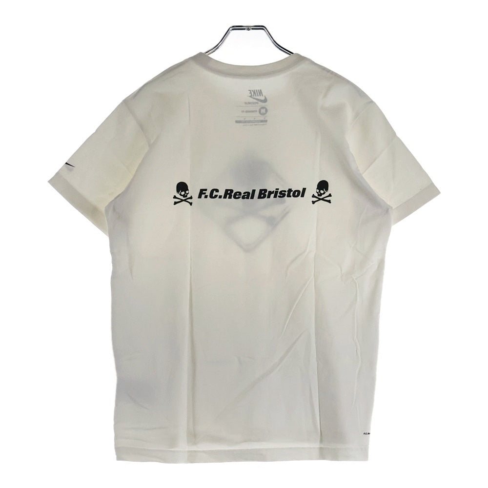 F.C.R.B./F.C.Real Bristol/FCRB(エフシーアールビー/エフシーレアルブリストル) ×NIKE ×MASTERMIND ナイキ マスターマインド 両面プリントTシャツ 半袖クルーネックカットソー ホワイト 556083-100