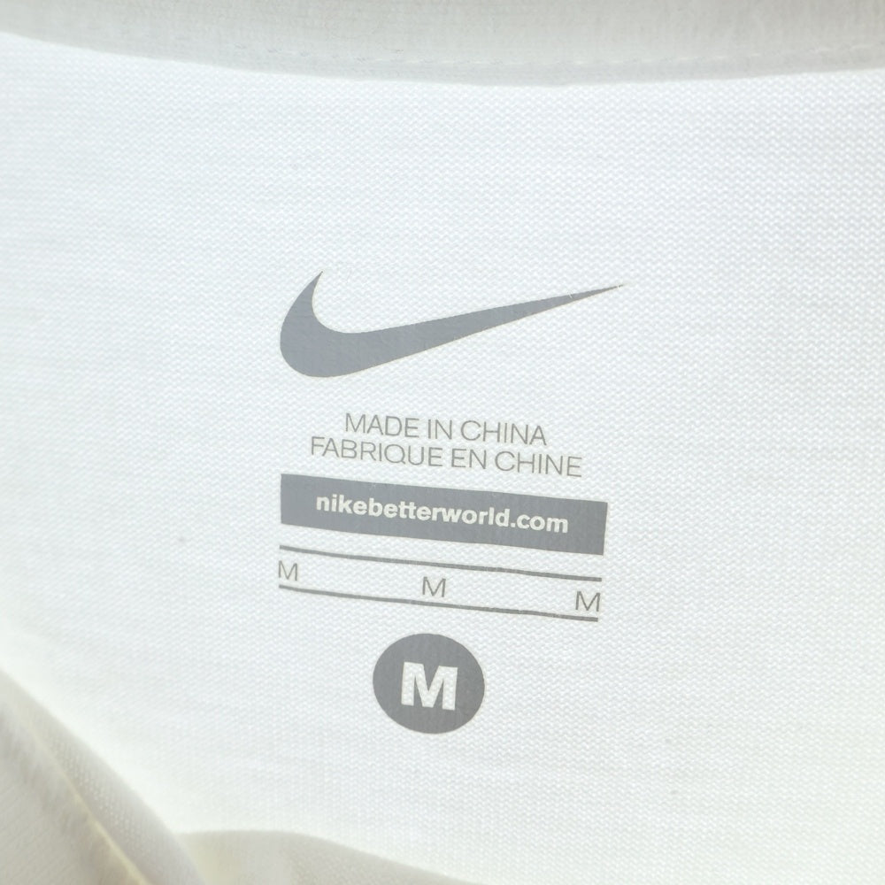 F.C.R.B./F.C.Real Bristol/FCRB(エフシーアールビー/エフシーレアルブリストル) ×NIKE ナイキ カモ柄 フロントロゴプリントTシャツ 半袖クルーネックカットソー ホワイト 640479-100