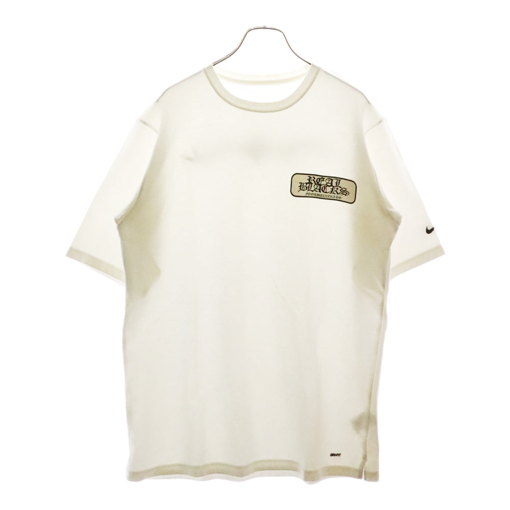 F.C.R.B./F.C.Real Bristol/FCRB(エフシーアールビー/エフシーレアルブリストル) ×NIKE ナイキ ナックグラフィックプリントTシャツ 半袖クルーネックカットソー ホワイト 216949