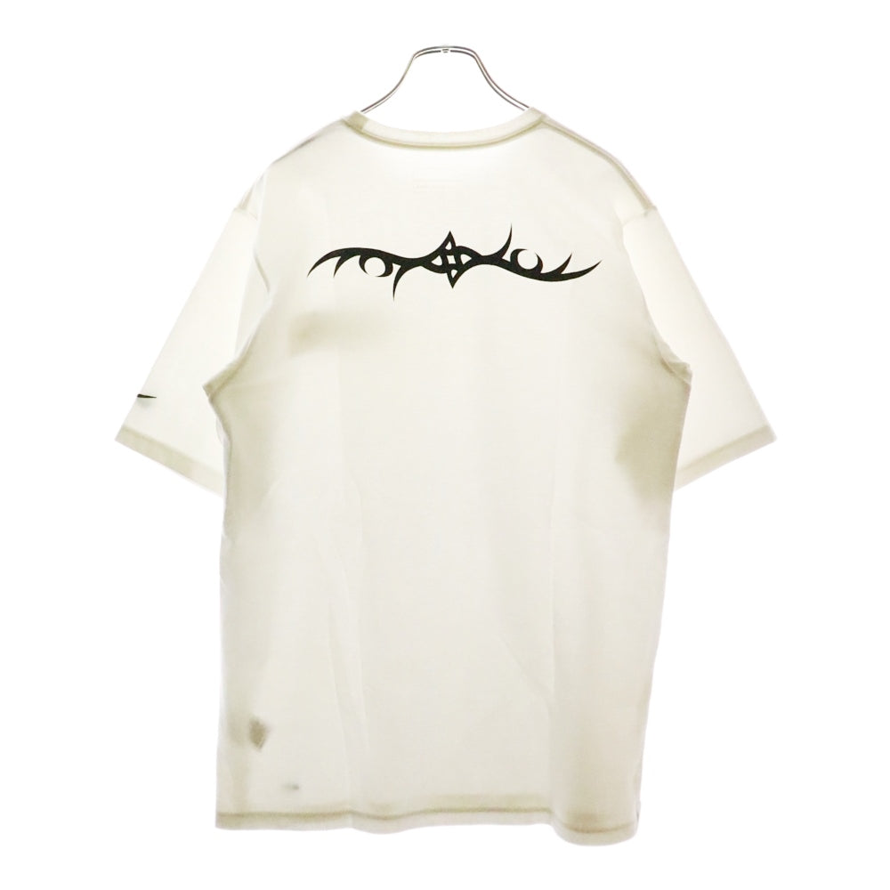 F.C.R.B./F.C.Real Bristol/FCRB(エフシーアールビー/エフシーレアルブリストル) ×NIKE ナイキ ナックグラフィックプリントTシャツ 半袖クルーネックカットソー ホワイト 216949