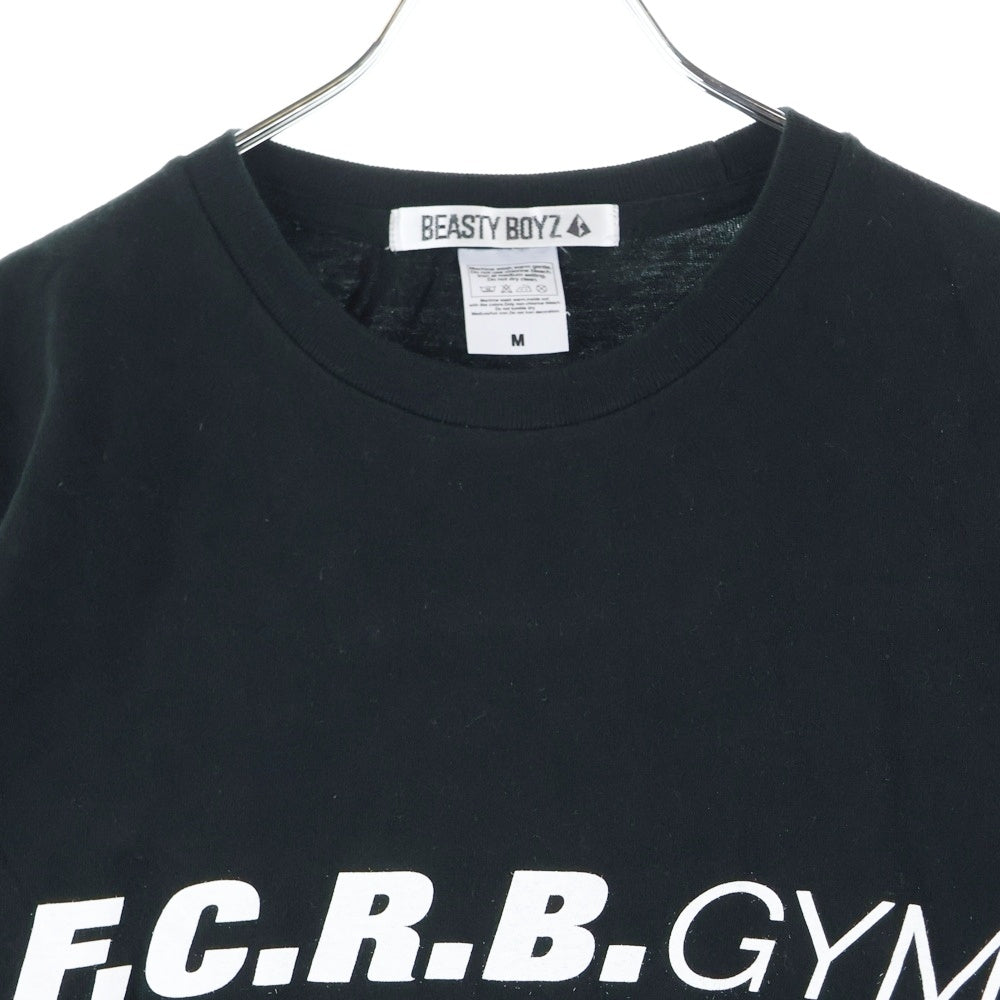 F.C.R.B./F.C.Real Bristol/FCRB(エフシーアールビー/エフシーレアルブリストル) ×BEASTY BOYZ GYM TEE ビースティーボーイズ 両面プリントTシャツ 半袖クルーネックカットソー ブラック BB1620-TS02