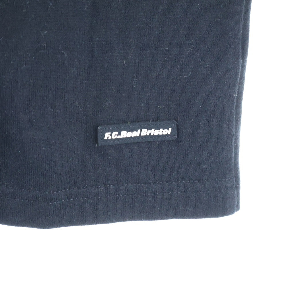 F.C.R.B./F.C.Real Bristol/FCRB(エフシーアールビー/エフシーレアルブリストル) 16AW 36 STAR TEE 36スター フロントロゴプリントTシャツ 半袖クルーネックカットソー ブラック FCRB-167059