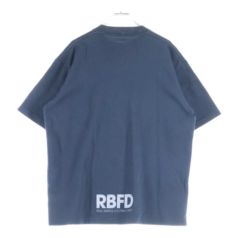 F.C.R.B./F.C.Real Bristol/FCRB(エフシーアールビー/エフシーレアルブリストル) ×NIKE RBFD TEE ナイキ 胸プリントTシャツ 半袖クルーネックカットソー ブラック 191685