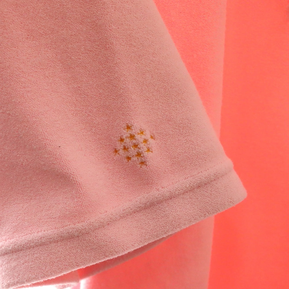 F.C.R.B./F.C.Real Bristol/FCRB(エフシーアールビー/エフシーレアルブリストル) ロゴエンブロイダリー パイル地 半袖 ポロシャツ ピンク 197168