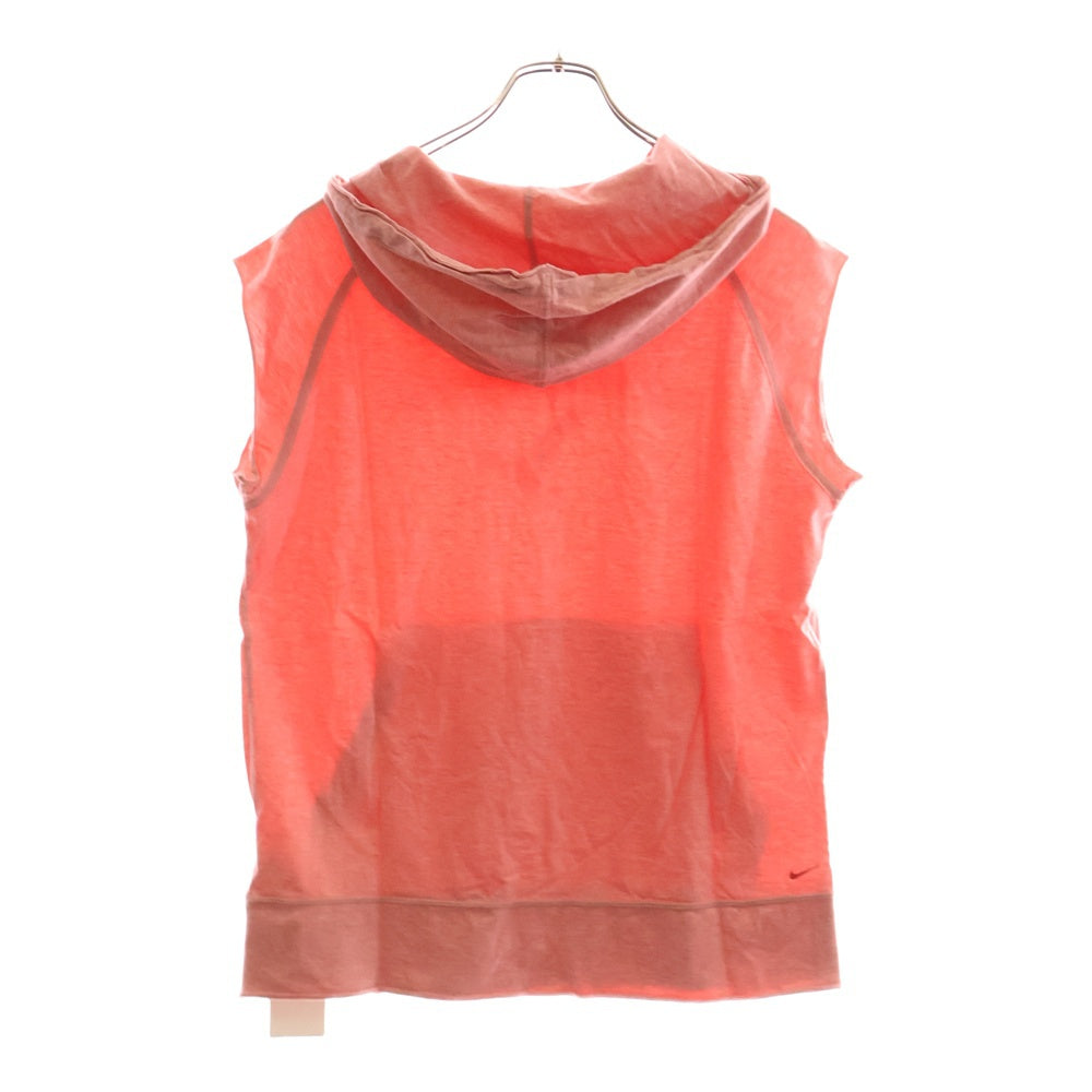 F.C.R.B./F.C.Real Bristol/FCRB(エフシーアールビー/エフシーレアルブリストル) カレッジロゴ ノースリーブ フーデッドカットソー Tシャツ ピンク 197165