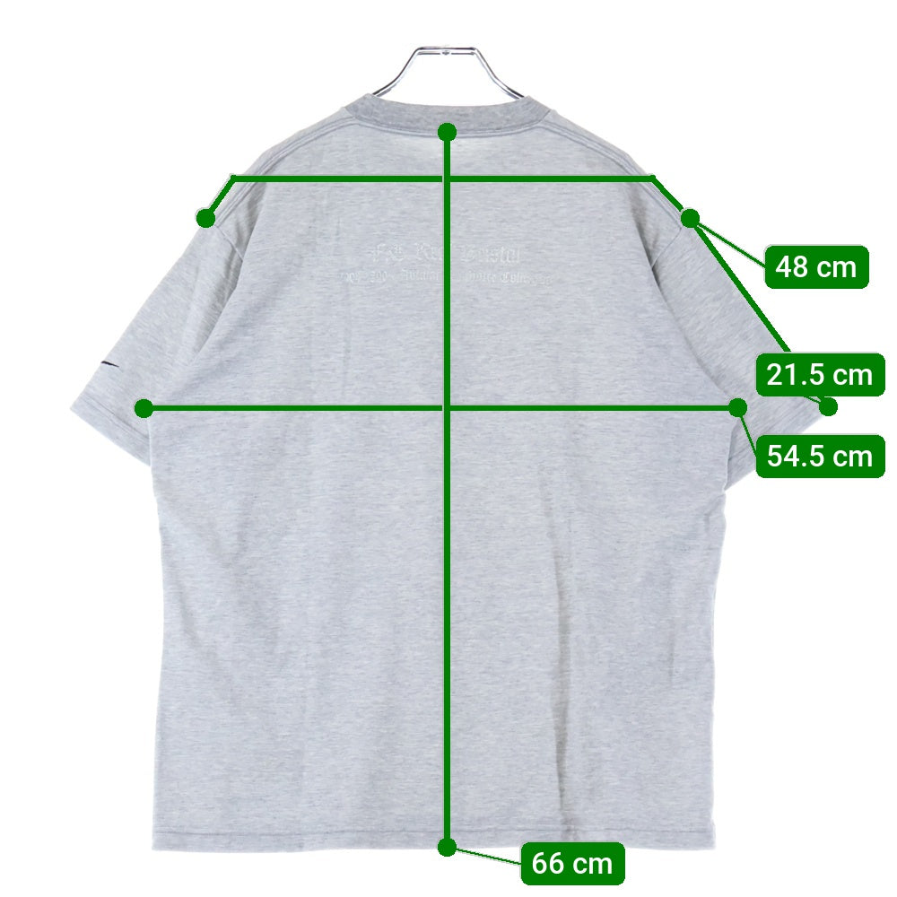 F.C.R.B./F.C.Real Bristol/FCRB(エフシーアールビー/エフシーレアルブリストル) スカルプリント ドライフィット クルーネックTシャツ 半袖カットソー グレー L191685