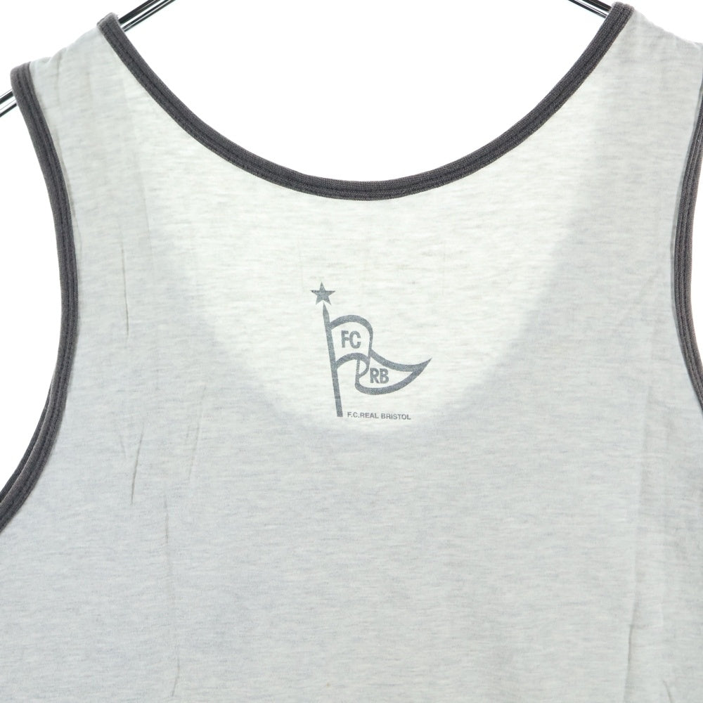 F.C.R.B./F.C.Real Bristol/FCRB(エフシーアールビー/エフシーレアルブリストル) ロゴプリント ノースリーブカットソー タンクトップ グレー 197163