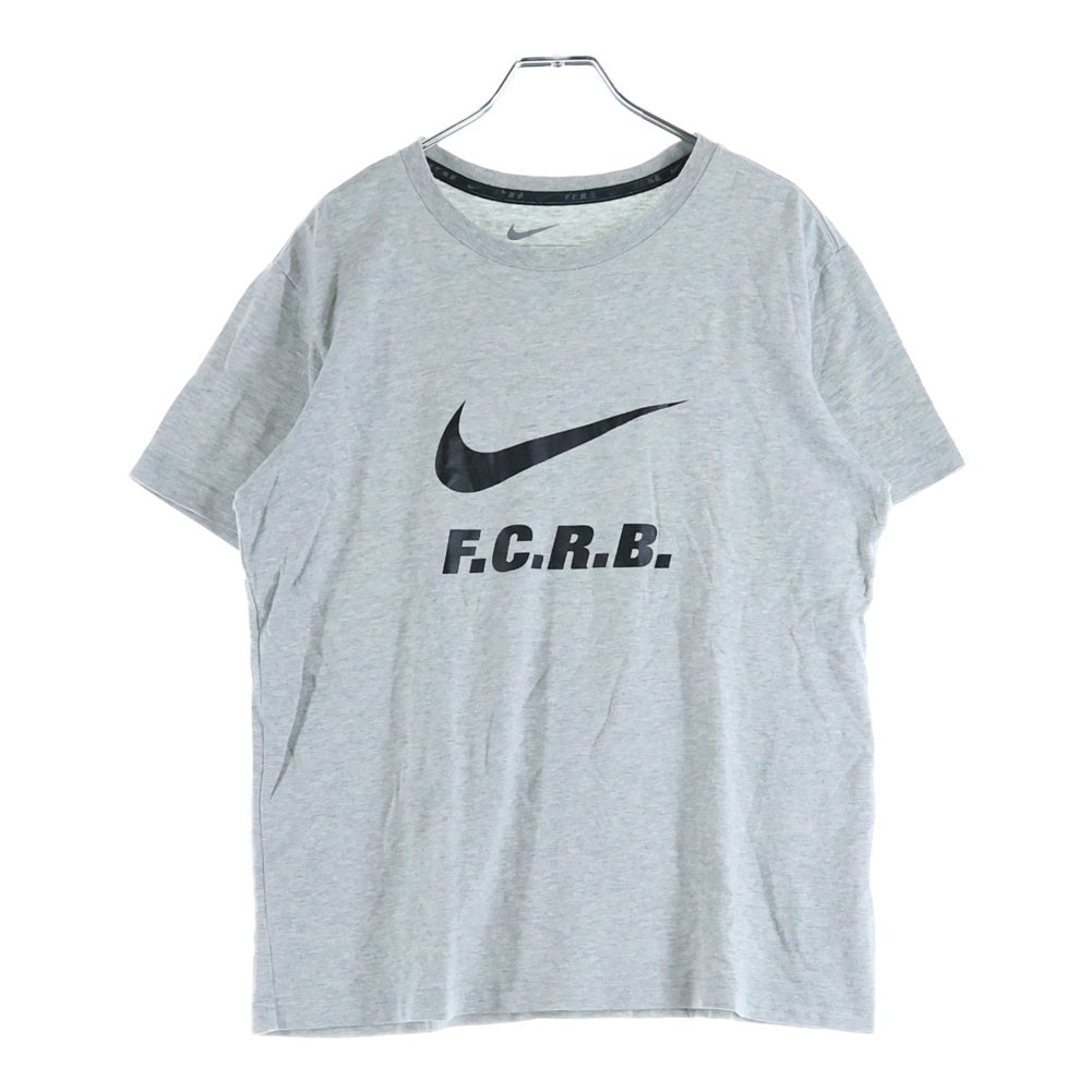 F.C.R.B./F.C.Real Bristol/FCRB(エフシーアールビー/エフシーレアルブリストル) ×NIKE ナイキ ロゴプリント Tシャツ 半袖カットソー グレー 684612-050