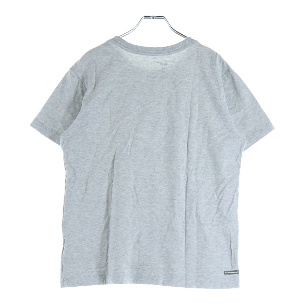F.C.R.B./F.C.Real Bristol/FCRB(エフシーアールビー/エフシーレアルブリストル) ×NIKE ナイキ ロゴプリント Tシャツ 半袖カットソー グレー 684612-050