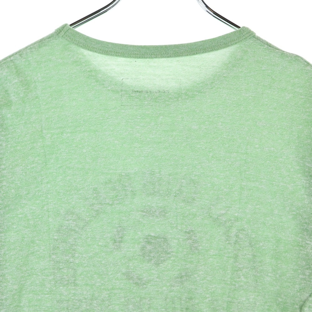 F.C.R.B./F.C.Real Bristol/FCRB(エフシーアールビー/エフシーレアルブリストル) フットボールプリント 半袖カットソー クルーネック プリントTシャツ グリーン FCRB-130014