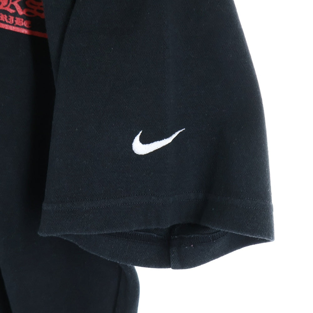 F.C.R.B./F.C.Real Bristol/FCRB(エフシーアールビー/エフシーレアルブリストル) ×NIKE REAL BLACKS ULTRAS TEE ナイキ リアルブラックス 胸スクリプトプリント半袖Tシャツ 216949