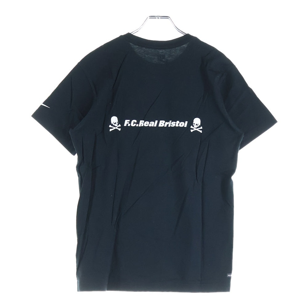 F.C.R.B./F.C.Real Bristol/FCRB(エフシーアールビー/エフシーレアルブリストル) ×NIKE ×MASTERMIND ナイキ マスターマインド フロントスカルプリント半袖Tシャツ 556083-010