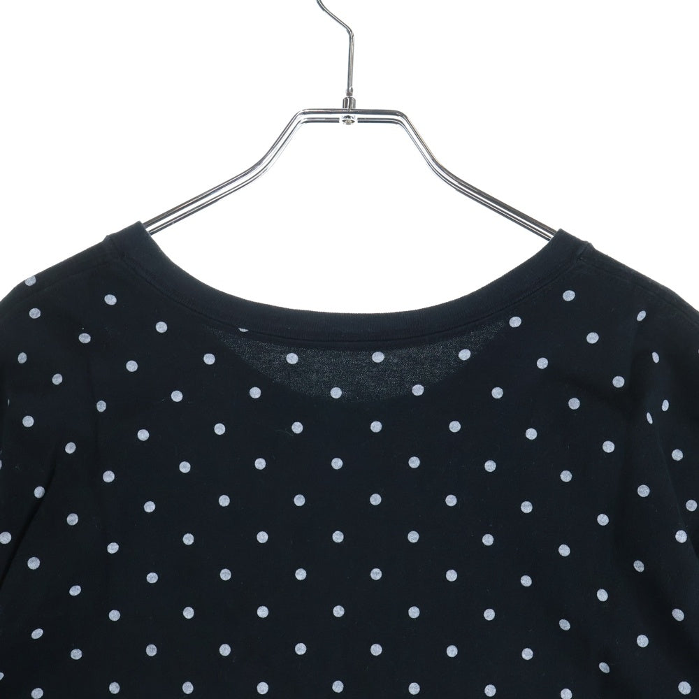 F.C.R.B./F.C.Real Bristol/FCRB(エフシーアールビー/エフシーレアルブリストル) 15AW DOT TEE ナイキ ドット柄 ロゴワッペン刺繍Tシャツ 半袖クルーネックカットソー ブラック FCRB-156026