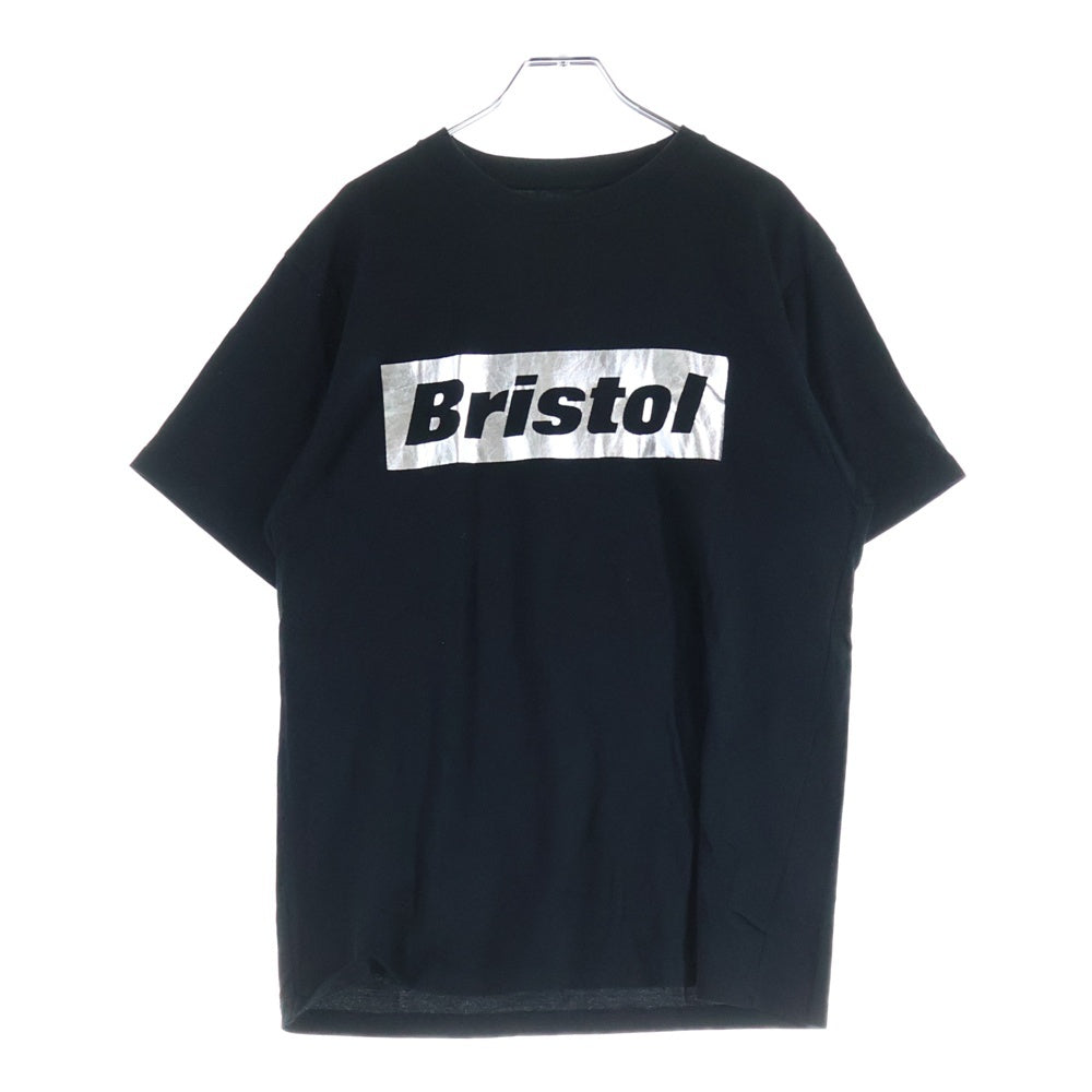 F.C.R.B./F.C.Real Bristol/FCRB(エフシーアールビー/エフシーレアルブリストル) BOX LOGO TEE ボックスロゴプリントTシャツ 半袖クルーネックカットソー ブラック FCRB-160031