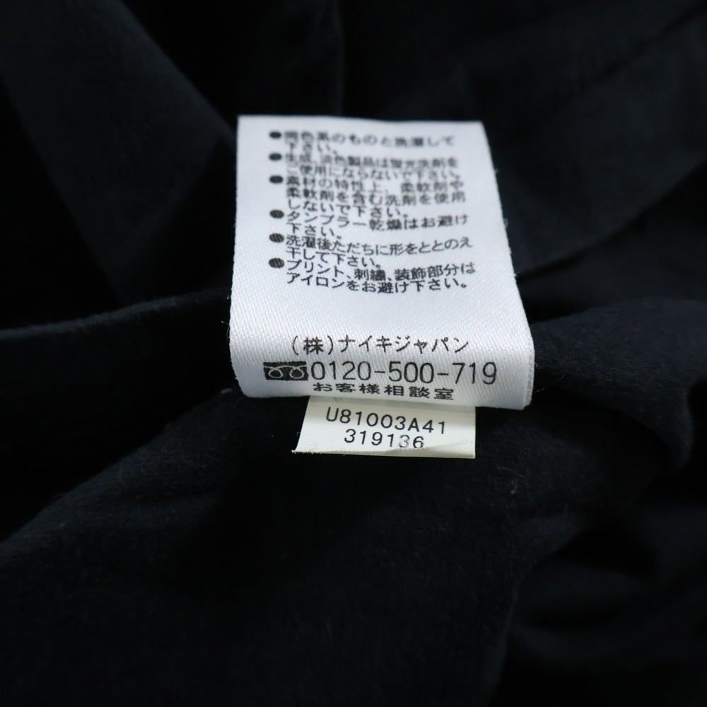 F.C.R.B./F.C.Real Bristol/FCRB(エフシーアールビー/エフシーレアルブリストル) ×NIKE ナイキ バックスウッシュロゴプリントTシャツ 半袖Vネックカットソー ブラック 319136