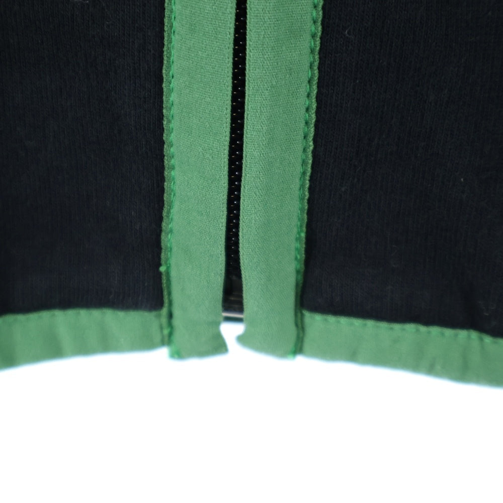 F.C.R.B./F.C.Real Bristol/FCRB(エフシーアールビー/エフシーレアルブリストル) ×NIKE ナイキ 胸ロゴ ジップアップスウェットベスト ブラック/グリーン 190500