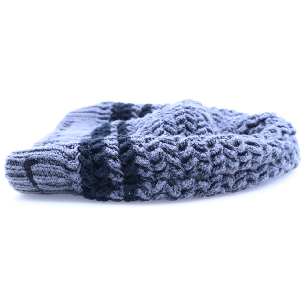 F.C.R.B./F.C.Real Bristol/FCRB(エフシーアールビー/エフシーレアルブリストル) ×NIKE ナイキ ロゴ刺繍 サマーニットビーニー ニット帽 帽子 グレー/ブラック 202705