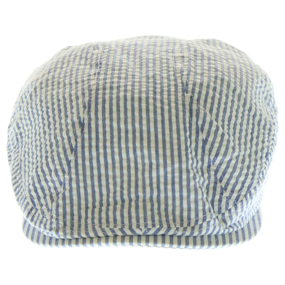 F.C.R.B./F.C.Real Bristol/FCRB(エフシーアールビー/エフシーレアルブリストル) ×NIKE ナイキ ストライプ柄 コットンハンチング帽 帽子 ホワイト/ブルー 319037