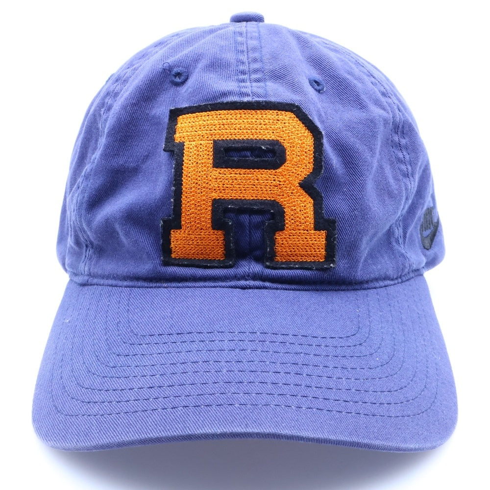 F.C.R.B./F.C.Real Bristol/FCRB(エフシーアールビー/エフシーレアルブリストル) ×NIKE ナイキ REAL BLACKS Bロゴワッペン刺繍 6パネルキャップ ネイビー/オレンジ 157972