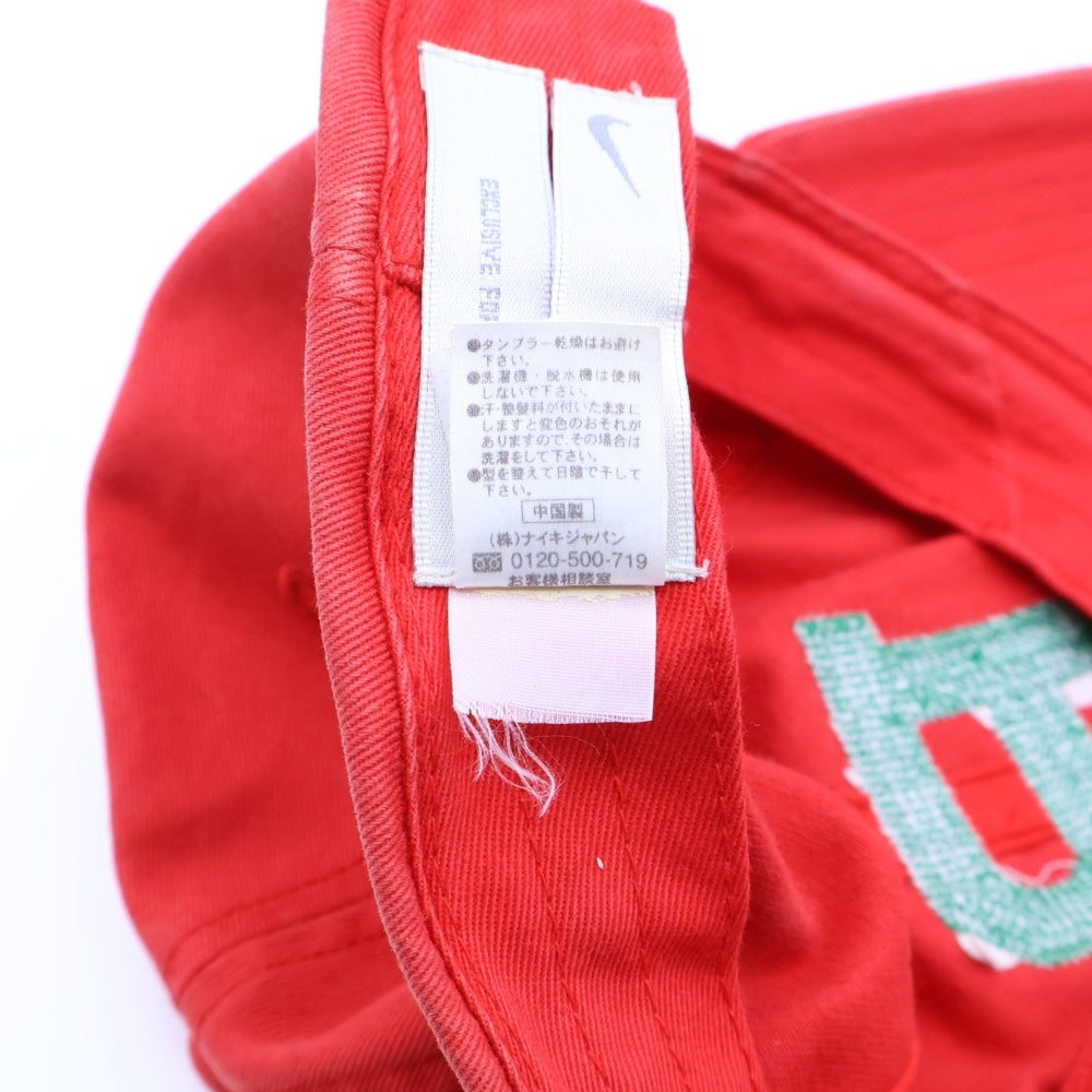 F.C.R.B./F.C.Real Bristol/FCRB(エフシーアールビー/エフシーレアルブリストル) ×NIKE ナイキ REAL BLACKS Bロゴワッペン刺繍 6パネルキャップ レッド/グリーン 157972