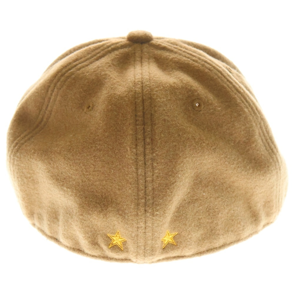 F.C.R.B./F.C.Real Bristol/FCRB(エフシーアールビー/エフシーレアルブリストル) ×NIKE ナイキ Bロゴワッペン刺繍 ウール混 6パネルキャップ 帽子 ブラウン 378433