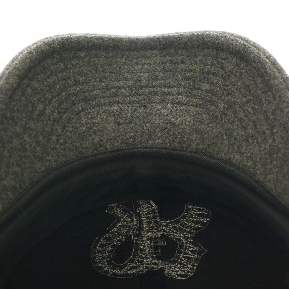 F.C.R.B./F.C.Real Bristol/FCRB(エフシーアールビー/エフシーレアルブリストル) ×NIKE ナイキ Bロゴワッペン刺繍 ウール混 6パネルキャップ 帽子 グレー 378433