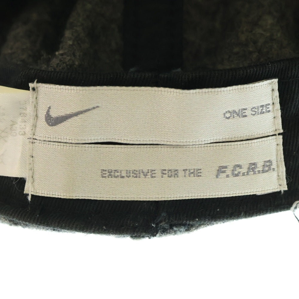 F.C.R.B./F.C.Real Bristol/FCRB(エフシーアールビー/エフシーレアルブリストル) ×NIKE ナイキ Bロゴワッペン刺繍 ウール混 6パネルキャップ 帽子 グレー 378433