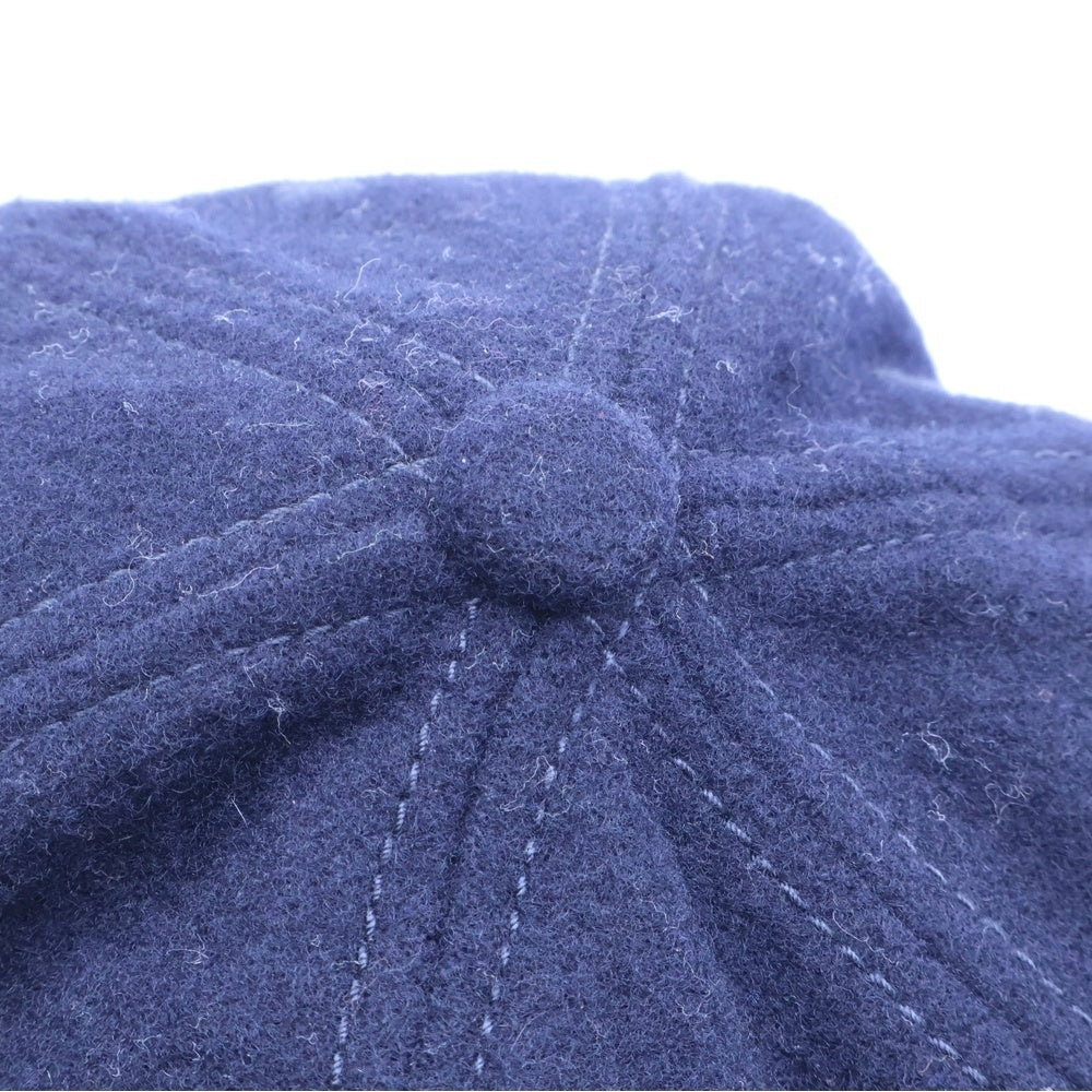 F.C.R.B./F.C.Real Bristol/FCRB(エフシーアールビー/エフシーレアルブリストル) ×NIKE ナイキ BRロゴワッペン刺繍 ウール混 6パネルキャップ 帽子 ネイビー 424710-451