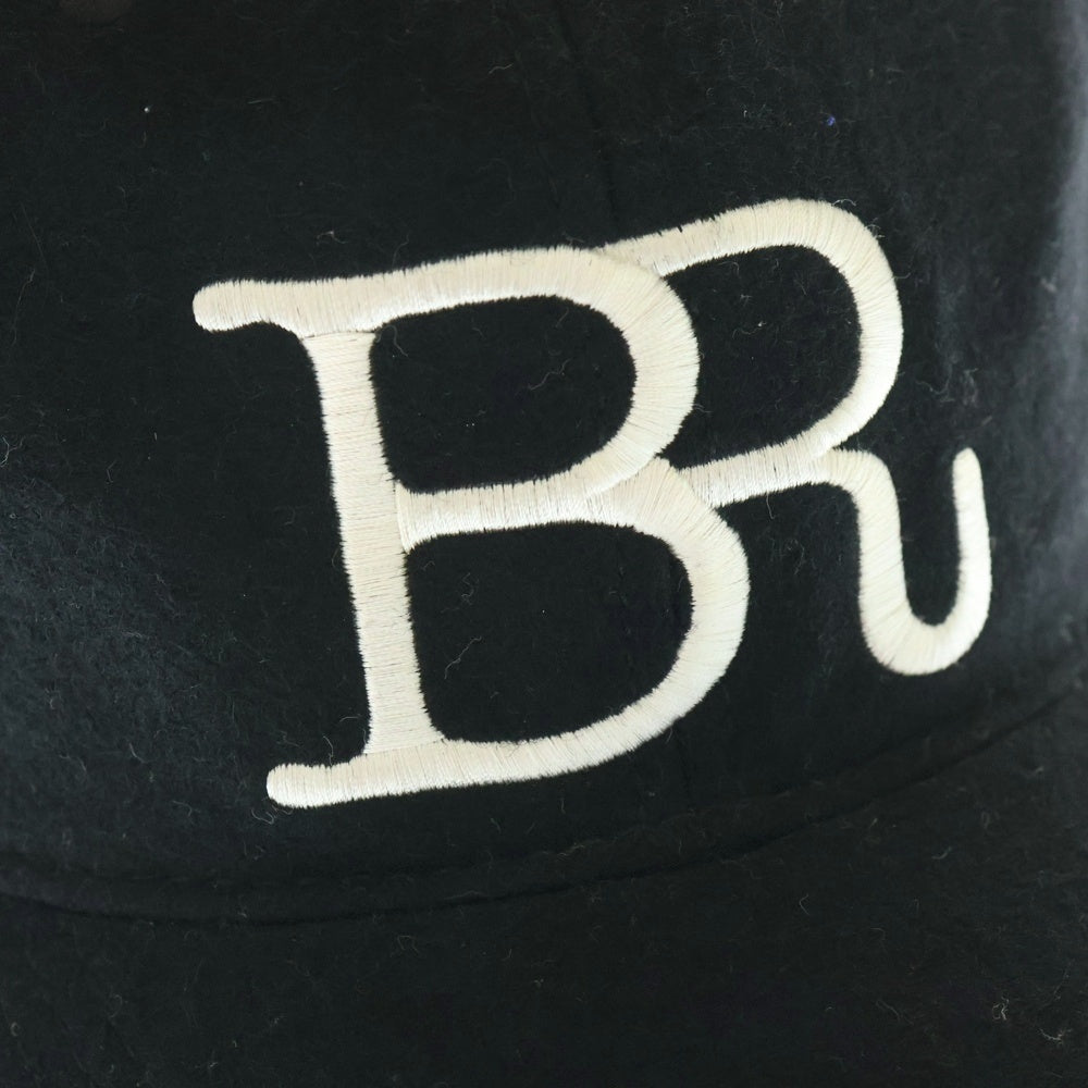 F.C.R.B./F.C.Real Bristol/FCRB(エフシーアールビー/エフシーレアルブリストル) ×NIKE ナイキ BRロゴワッペン刺繍 ウール混 6パネルキャップ 帽子 ブラック