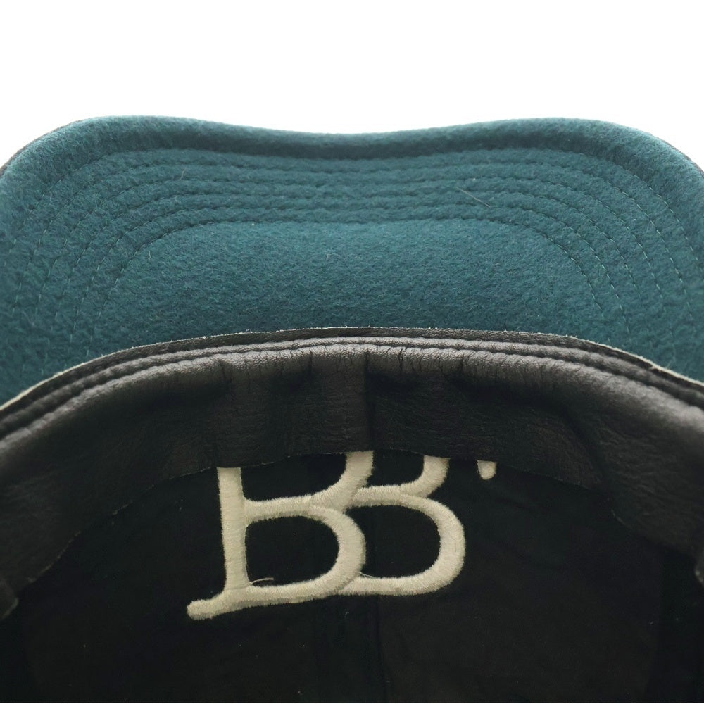 F.C.R.B./F.C.Real Bristol/FCRB(エフシーアールビー/エフシーレアルブリストル) ×NIKE ナイキ BRロゴワッペン刺繍 ウール混 6パネルキャップ 帽子 ブラック