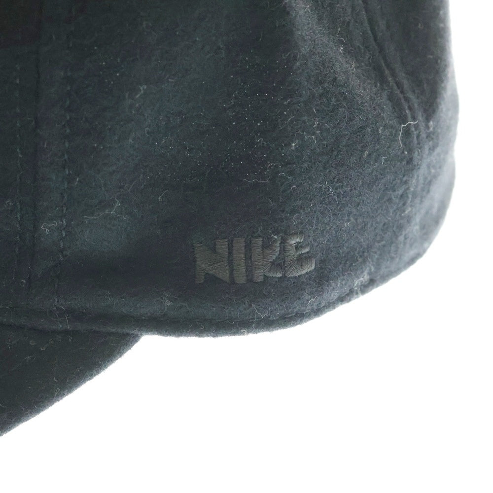 F.C.R.B./F.C.Real Bristol/FCRB(エフシーアールビー/エフシーレアルブリストル) ×NIKE ナイキ BRロゴワッペン刺繍 ウール混 6パネルキャップ 帽子 ブラック