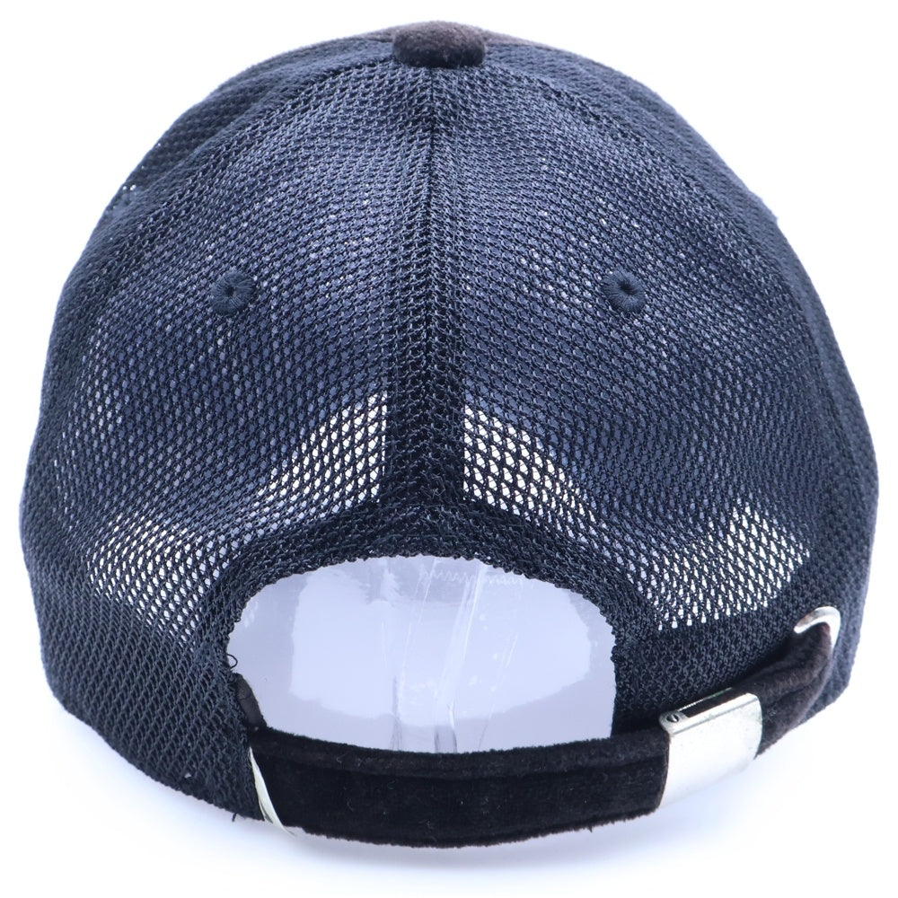 F.C.R.B./F.C.Real Bristol/FCRB(エフシーアールビー/エフシーレアルブリストル) ×NIKE ナイキ フロントロゴ刺繍 ベロアメッシュキャップ 帽子 ブラック 268051