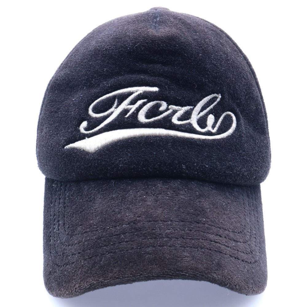 F.C.R.B./F.C.Real Bristol/FCRB(エフシーアールビー/エフシーレアルブリストル) ×NIKE ナイキ フロントロゴ刺繍 ベロアメッシュキャップ 帽子 ブラック 268051